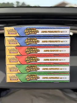 Pokemon Ascended Heroes EX Collection Box Case (6 Boxes) New Factory Sealed - Image 1