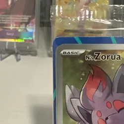 Pokemon TCG Sv09: Journey Together N's Zorua Pokemon Center Card 189 SEALED - Image 3