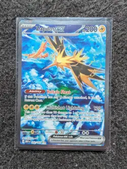 Pokemon Zapdos ex Scarlet & Violet-151 202/165 Holo Special Illustration Rare - Image 1