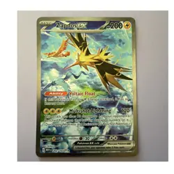 Pokemon Zapdos ex Special Illustration Rare Holo 202/165 Scarlet & Violet 151 - Image 1