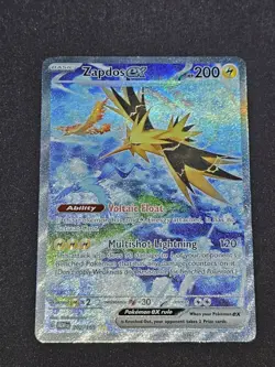 Pokemon Zapdos ex Scarlet & Violet 151 202/165 Holo Special Illustration Rare - Image 1