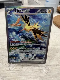 Pokemon Zapdos ex Scarlet & Violet 151 202/165 Holo Special Illustration Rare - Image 1