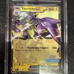 Pokemon Toxtricity ex 215 CGC 10 Illustration Contest 2024 Winner Promo Card - Image 3