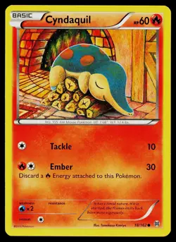 Pokemon Card BREAKthrough Cyndaquil 18/162 Common - Image 1