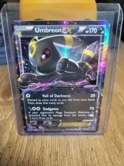 Pokemon Umbreon EX TCG Ultra Rare Holo Card 55/124 Fates Collide NM - Image 1