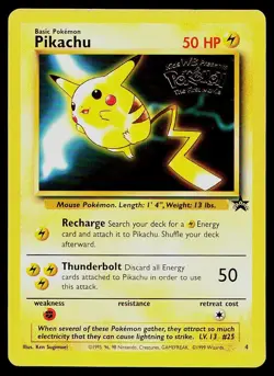 Pokemon Card Wizards Black Star Promos Pikachu 4 Promo - Image 1