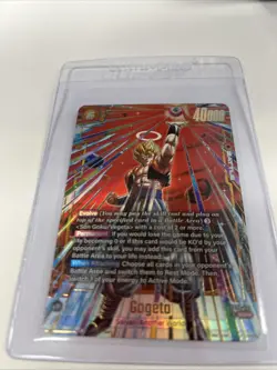 Gogeta FB09-122 Secret Rare Alternate Art Dual Evolution Dragon Ball Card Game - Image 1