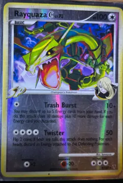 Rayquaza C LV.73 8/147 Supreme Victors (2009 - NM) (scratch is on case not card) - Image 1