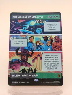 The Coming of Galactus (Borderless) Marvel Super Heroes Foil - Image 1