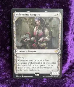 MTG - Welcoming Vampire (Showcase) - EN 287 - VOW - NM - Image 1