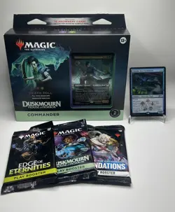 Magic The Gathering Duskmourn Haunts & Horrors Death Commander Deck & 3 Packs - Image 2