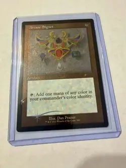 MTG Secret Lair - Arcane Signet - Foil Etched LP Magic the Gathering - Image 1