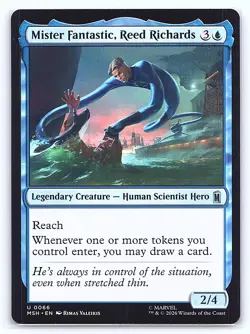 Mister Fantastic, Reed Richards 66 Marvel Super Heroes Magic: The Gathering NM - Image 1