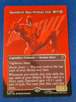 Daredevil, Man Without Fear (Borderless) (0372) #372 NM Marvel Super Heroes - Image 1
