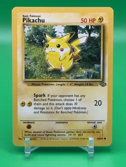 Pikachu 60/64 Common Jungle Pokemon Lightly Played LP+ Free Shipping E1 - Image 1