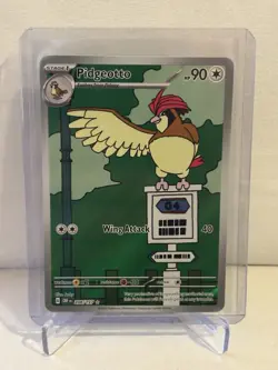 Pidgeotto(IR) 208/197 Scarlet Violet Obsidian Flames Illustration Rare Holofoil - Image 1