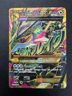 Pokemon M Rayquaza EX 98/98 XY Ancient Origins Mega Full Art Holo 2015 EN - Image 1