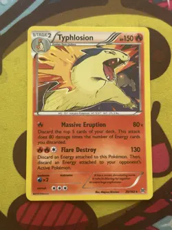 Pokemon Typhlosion 20/162 - Holo - XY Breakthrough - Light Play - Image 1