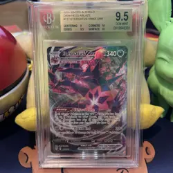 💎 BGS 9.5 GEM MINT 2020 Pokemon Darkness Ablaze ETERNATUS VMAX 117 PSA 10 Ready - Image 2