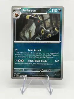 Pokemon Umbreon TCG Prismatic Evolutions Master Ball Reverse Holo Card 059/131 - Image 1