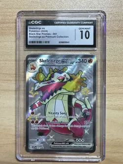Pokemon TCG Skeledirge EX 081 Promo Gem Mint 10 Scarlet & Violet - Image 2