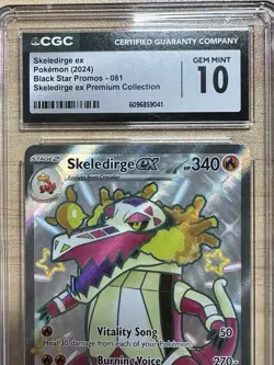 Pokemon TCG Skeledirge EX 081 Promo Gem Mint 10 Scarlet & Violet - Image 3