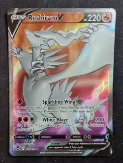 Reshiram V - 172/195 - Silver Tempest (Pokemon) - Image 1
