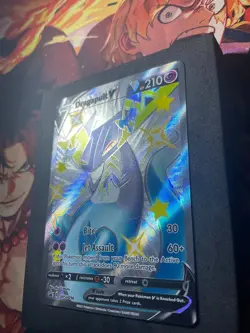 2021 POKEMON SWORD & SHIELD DRAGAPULT V SWSH096 BLACK STAR PROMO - Image 2
