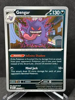 Gengar 050/088 Reverse Holo Perfect Order Pokemon Lightly Played - Image 1