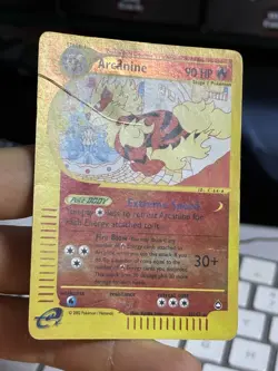 #2 Arcanine 2/147 Aquapolis 2002 Reverse Holo Rare Pokemon Card TCG - Image 5