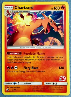 Charizard - 3/70 (#39 Charizard Stamped) Pokemon Battle Academy Promo 003/070 NM - Image 1