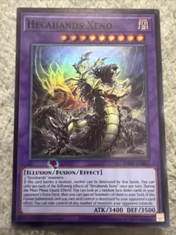 Yu-gi-oh TCG Phantom Revenge PHRE-EN007 Hechahands Xeno Super Rare NM - Image 1