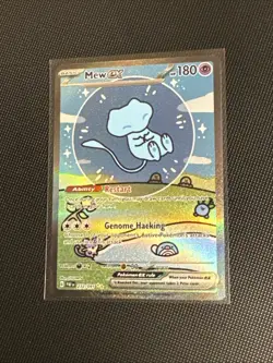 Pokemon TCG Bubble Mew SV Paldean Fates EX Illustration Card 232/091 SIR/SAR - Image 1