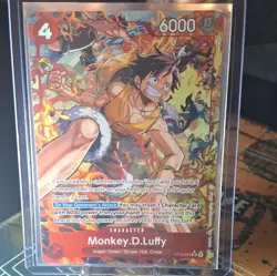 Bandai One Piece CCG Monkey D. Luffy OP16-015 SR Alt Art Foil ENG 6000 - Image 1