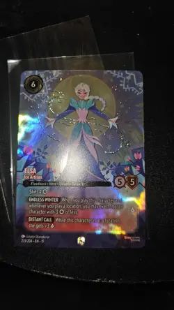Disney Lorcana Elsa - Ice Artisan 233/204 Enchanted Foil Floodborn English - Image 1