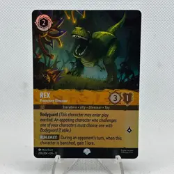 Disney Lorcana Rex - Protective Dinosaur 206/204 Wilds Unknown Epic - Image 1