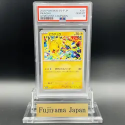 PSA 10 Pikachu 291/SV-P Promo Gym Event Pokemon Card Japanese #291 - Image 1
