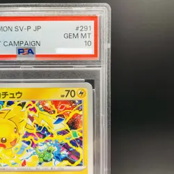 PSA 10 Pikachu 291/SV-P Promo Gym Event Pokemon Card Japanese #291 - Image 4