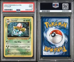 2023 POKEMON CLV-TRADING CARD GAME CLASSIC #002 IVYSAUR PSA 9 - Image 1
