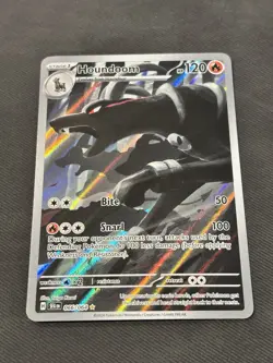 Houndoom 66/64 Shrouded Fable Illustration Card Near Mint Condition - Image 1