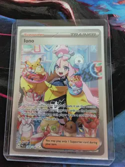 Pokemon TCG Iono Scarlet & Violet - Paldea Evolved 269/193 Illustration Rare - Image 1