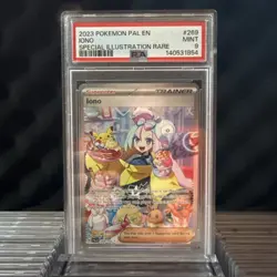 PSA 9 Pokemon TCG Iono Scarlet & Violet - Paldea Evolved 269/193 SIR - Image 1