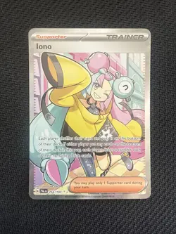 Pokemon TCG Iono Scarlet & Violet - Paldea Evolved 254/193 Holo Ultra Rare - Image 1