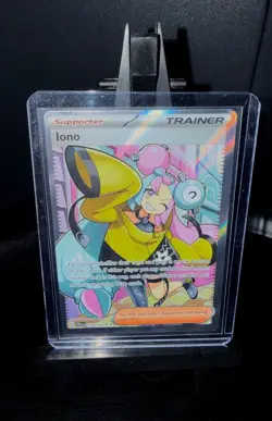 Pokemon TCG Iono Scarlet & Violet Paldea Evolved Holo Ultra Rare Card 254/193 - Image 1