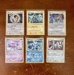 Vintage Arceus Pokemon Holo Card Lot (6) - Image 1