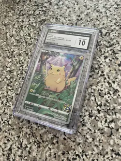 Pokemon Pikachu TCG Ultra Rare Card Celebrations 005/025 CGC 10 - Image 2