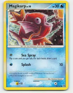 2008 Pokemon, Stormfront, #65/100 Magikarp, Common (c) - Image 1