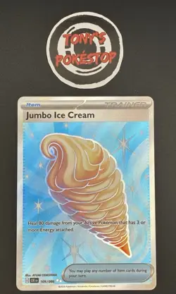 Jumbo Ice Cream 109/086 Chaos Rising Full Art Holo Pokemon TCG - Image 1