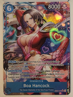 Boa Hancock EB03-026 Alt Art Foil ENG One Piece TCG NM - Image 1