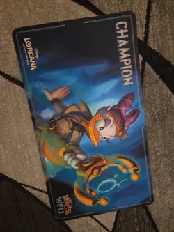 Lorcana Whispers In The Well Champion Playmat Daisy Duck Store championship NEW - Image 2